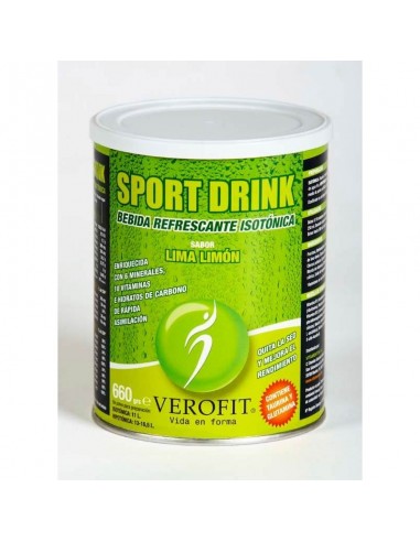 VEROFIT SPORT DRINK Bebida Isotónica sabor Lima-Limón (660 gr)