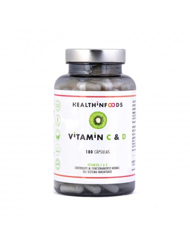 Vitamina C & D (180 cápsulas)